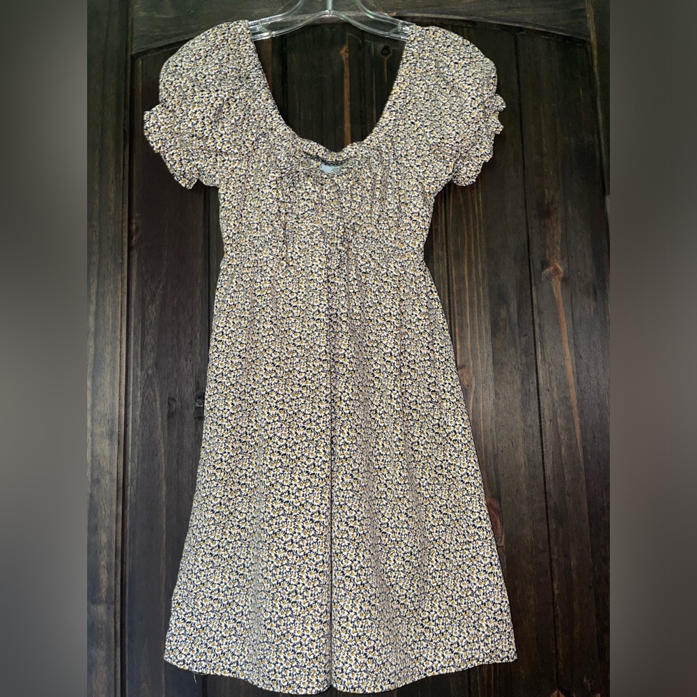 Sky and Sparrow Floral Babydoll dress, Size XXS